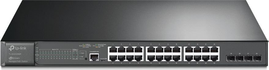 TP-Link TL-SG3428MP цена и информация | Komutatori (Switch) | 220.lv