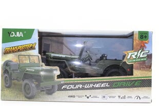 Машина с дистанционным управлением R / C Jeep Green цена и информация | Игрушки для мальчиков | 220.lv