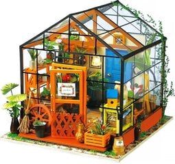 Деревянная сборная миниатюра Robotime 3D Cathy's Flower House цена и информация | Конструкторы и кубики | 220.lv