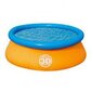 Veidnes baseins bērniem Bestway Splash & Play 3D, 213x66 cm, oranžs/zils цена и информация | Baseini | 220.lv