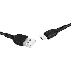 Hoco USB uzlādes kabelis - USB C 1 m, melns cena un informācija | Savienotājkabeļi | 220.lv