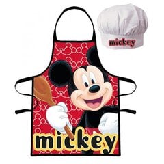 Bērnu priekšauts un cepure Mikipele (Mickey Mouse) cena un informācija | Virtuves dvieļi, cimdi, priekšauti | 220.lv