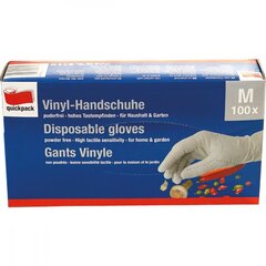 Одноразовые перчатки Vinyl (размер M), 100 шт. цена и информация | Чистящие средства | 220.lv