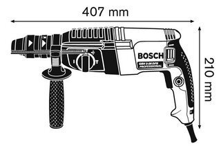 Perforators Bosch GBH 2-26 DFR цена и информация | Perforatori | 220.lv