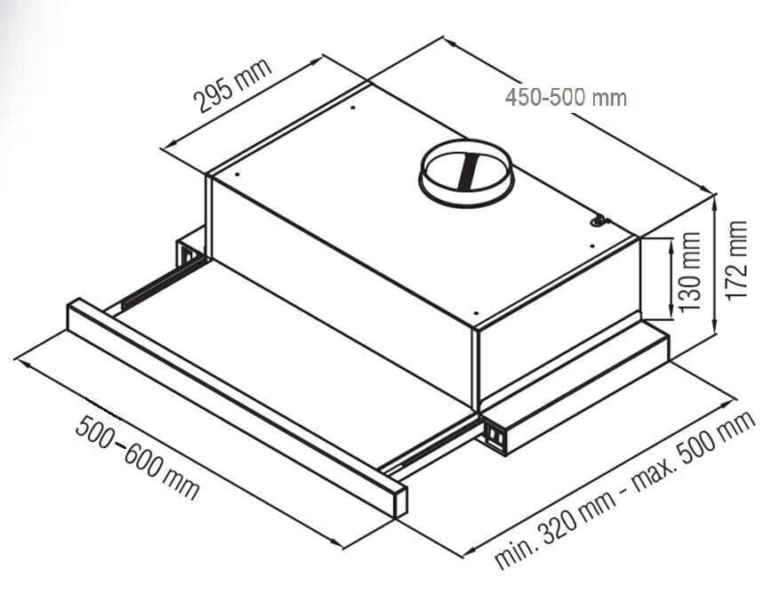 Starkke-Schlosser H3062RB-50 цена и информация | Tvaika nosūcēji | 220.lv