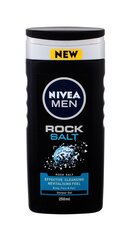 Nivea Men Rock Salt dušas želeja vīriešiem 250 ml cena un informācija | Dušas želejas, eļļas | 220.lv