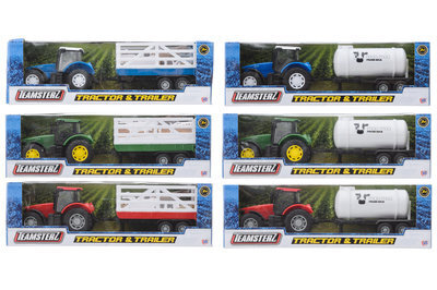 Traktors ar piekabi Teamsterz цена и информация | Rotaļlietas zēniem | 220.lv