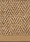 Sizala paklājs Narma TUNA, zelta krāsā - dažādi izmēri, Narma sisalWeave™ silesidusvaip Tuna, kuldne, 80 x 350 cm цена и информация | Paklāji | 220.lv