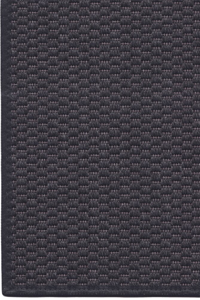 Paklājs Narma BONO, melnā krāsā - dažādi izmēri, Narma flatWeave™ -silesidusvaip Bono, must, 80 x 350 cm cena un informācija | Paklāji | 220.lv