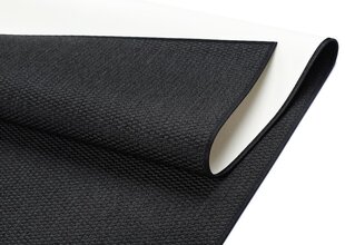 Paklājs Narma BONO, melnā krāsā - dažādi izmēri, Narma flatWeave™ -silesidusvaip Bono, must, 80 x 350 cm cena un informācija | Paklāji | 220.lv