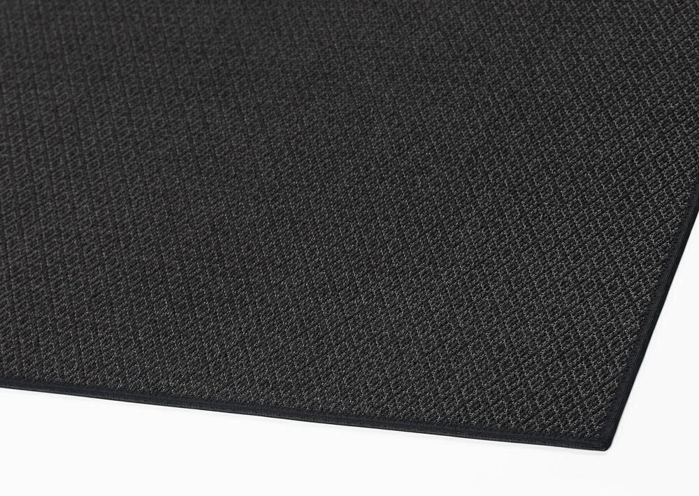 Narma flatWeave™ gludi austs paklājs BELLO, melnā krāsā - dažādi izmēri, Narma flatWeave™ silesidusvaip Bello, must, 80 x 350 cm цена и информация | Paklāji | 220.lv