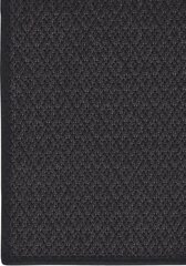Narma flatWeave™ gludi austs paklājs BELLO, melnā krāsā - dažādi izmēri, Narma flatWeave™ silesidusvaip Bello, must, 80 x 250 cm cena un informācija | Paklāji | 220.lv