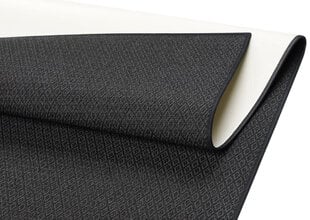 Narma flatWeave™ gludi austs paklājs BELLO, melnā krāsā - dažādi izmēri, Narma flatWeave™ silesidusvaip Bello, must, 160 x 240 cm cena un informācija | Paklāji | 220.lv