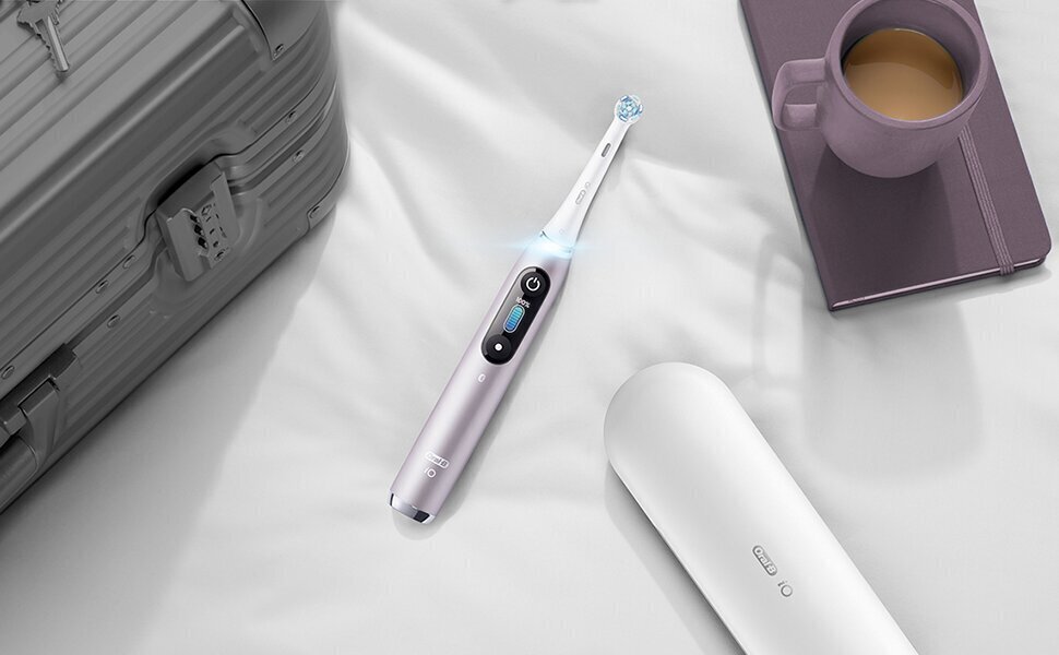 Oral-B iO6 Series Grey Opal cena un informācija | Elektriskās zobu birstes | 220.lv