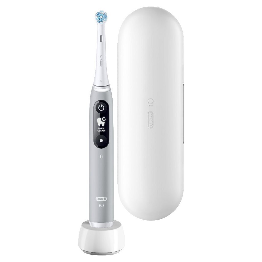 Oral-B iO6 Series Grey Opal цена и информация | Elektriskās zobu birstes | 220.lv