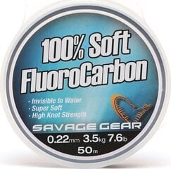 Fluorokarbona makšķeraukla SG Soft, 0.60 mm, 20 m cena un informācija | Makšķerauklas | 220.lv