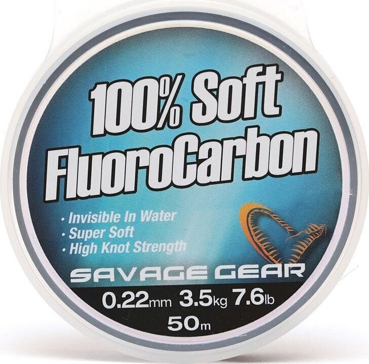 Fluorokarbona makšķeraukla SG Soft, 0.49 mm cena un informācija | Makšķerauklas | 220.lv