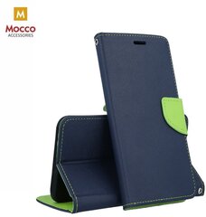 Mocco Fancy Case Чехол Книжка для телефона Apple Iphone 12 / 12 Pro Синий - Зелёный цена и информация | Чехлы для телефонов | 220.lv