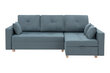 Stūra dīvāns Casper, zaļš cena un informācija | Stūra dīvāni | 220.lv