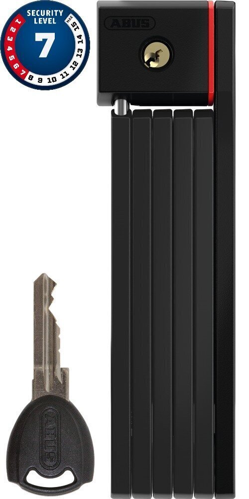 Velosipēda slēdzene Abus Bordo uGrip SH 5700K, 80cm, pelēka цена и информация | Velo slēdzenes | 220.lv