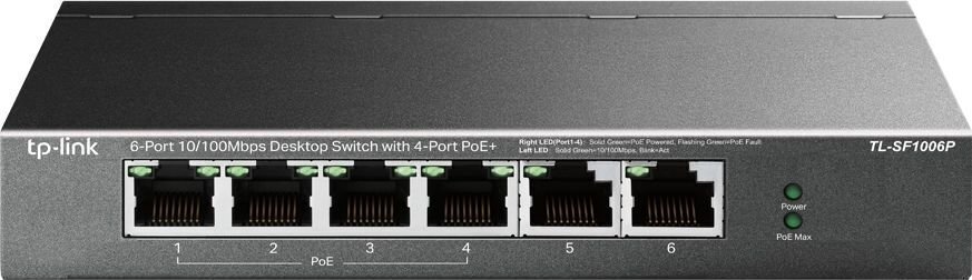 TP-LINK TL-SF1006P cena un informācija | Komutatori (Switch) | 220.lv