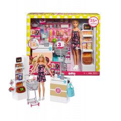 Barbie FRP01 Tirdzniecības centrs un lelle цена и информация | Игрушки для девочек | 220.lv