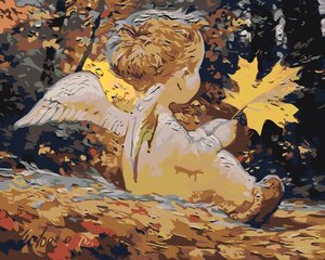Kартины по номерам "Осенний ангел 2" 40x50 G цена и информация | Живопись по номерам | 220.lv