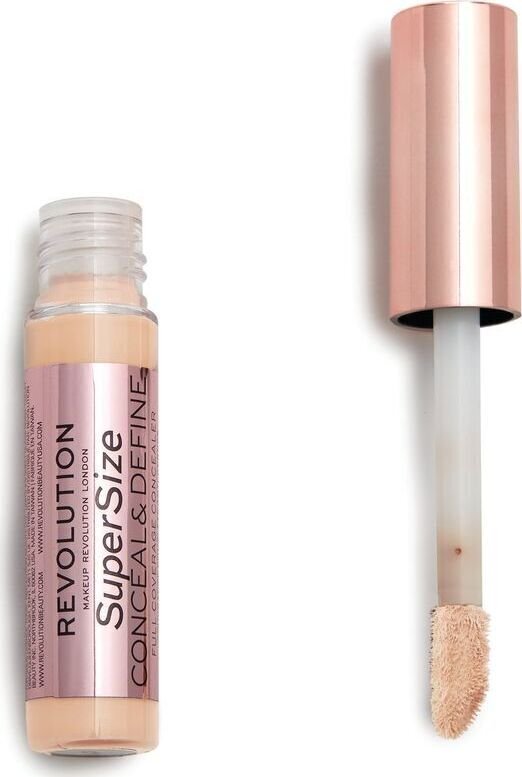 Maskējošais un mitrinošais šķidrais produkts Makeup Revolution London Conceal & Hydrate C9, 13 g cena un informācija | Grima bāzes, tonālie krēmi, pūderi | 220.lv