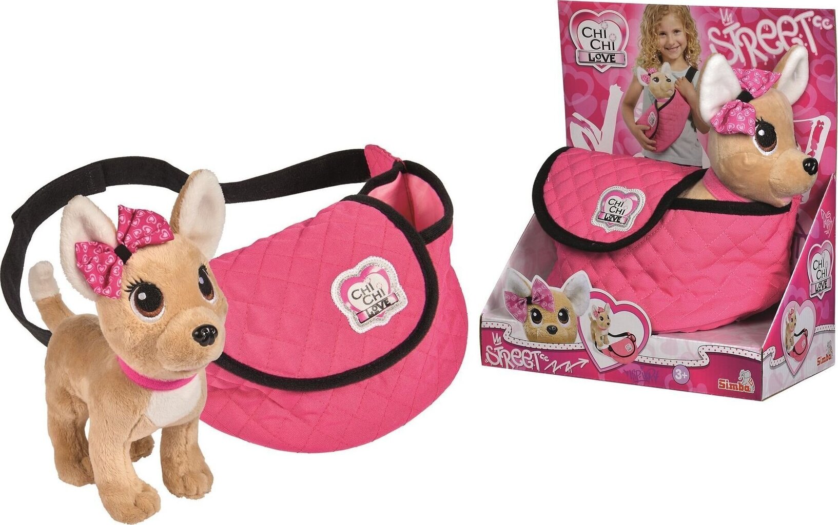 Moderns kucēns Simba Chi Chi Love Chihuahua cena un informācija | Mīkstās (plīša) rotaļlietas | 220.lv
