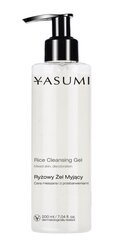 Attīrošais gēls Yasumi Rice Cleansing Gel, 200 ml cena un informācija | Sejas ādas kopšana | 220.lv