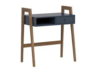Письменный стол BRW Brela, темно-синий/коричневый цена и информация | Компьютерные, письменные столы | 220.lv
