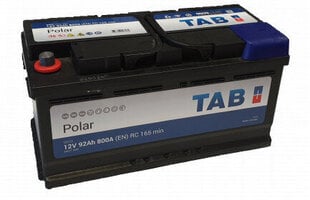 Аккумулятор TAB Polar 92 Ah (+-) цена и информация | Аккумуляторы | 220.lv