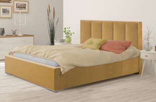 Кровать Genua, 180x200 см, желтая цена и информация | Кровати | 220.lv