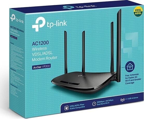 TP-Link Archer VR300 цена и информация | Rūteri (maršrutētāji) | 220.lv