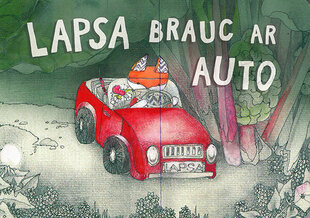 Lapsa brauc ar auto цена и информация | Книги для малышей | 220.lv