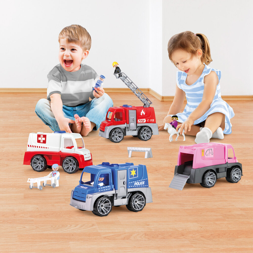 Rotaļlietu ātrā palīdzība, 29 cm (kastē), LENA Truxx, 04456 cena un informācija | Rotaļlietas zīdaiņiem | 220.lv