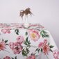 Lina puķains galdauts, impregnēts, 147x250 cm. cena un informācija | Galdauti, salvetes | 220.lv