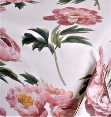 Lina puķains galdauts, impregnēts, 147x250 cm. цена и информация | Скатерти, салфетки | 220.lv