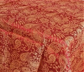 Lina galdauts, sarkanā krāsā, 140x140 cm. цена и информация | Скатерти, салфетки | 220.lv