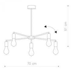 Nowodvorski Lighting piekaramā lampa Sticks V B 9735 cena un informācija | Lustras | 220.lv