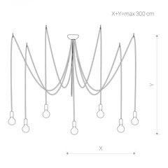 Nowodvorski Lighting piekaramā lampa Spider White VII 9743 cena un informācija | Piekaramās lampas | 220.lv