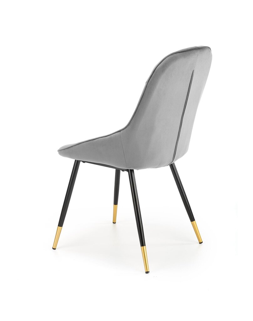 2-u krēslu komplekts Halmar K437, pelēks cena un informācija | Virtuves un ēdamistabas krēsli | 220.lv