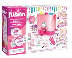 MAKE IT REAL „Color Fusion“ manikīra komplekts cena un informācija | Bērnu kosmētika, līdzekļi jaunajām māmiņām | 220.lv