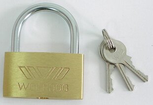 Mega Slēdzene 30 mm 24032, 3 atslēgas cena un informācija | Durvju slēdzenes | 220.lv