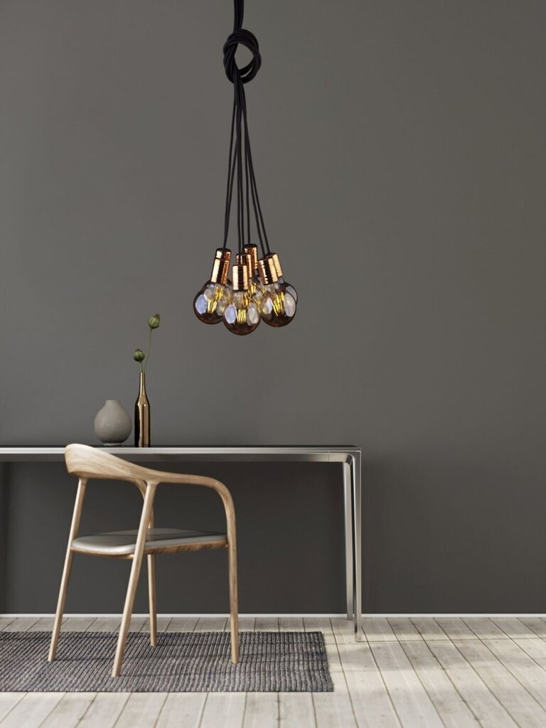 Nowodvorski Lighting piekaramā lampa Cable black-copper VII 9746 cena un informācija | Lustras | 220.lv