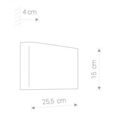 Nowodvorski Lighting настенный светильник Haga Graphite 9710 цена и информация | Настенные светильники | 220.lv