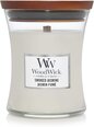 WoodWick aromātiskā svece Smoked Jasmine, 275 g