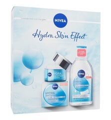 Набор Nivea Hydra Skin Effect: интенсивный увлажняющий крем для лица, 50 мл + мицеллярная вода, 400 мл цена и информация | Наносите на чистую кожу лица. Подержите около 10-15 минут и смойте водой. | 220.lv