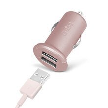 SBS Mini car charger 2 USB port, 2400 mА цена и информация | Зарядные устройства для телефонов | 220.lv