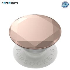 Popsocket PopGrip (Oriģināls) Izvelkams Pirkstu Fiksējošs Telefona Turētājs ar maināmo TOP daļu Metallic Diamond Rose Gold cena un informācija | Mobilo telefonu aksesuāri | 220.lv